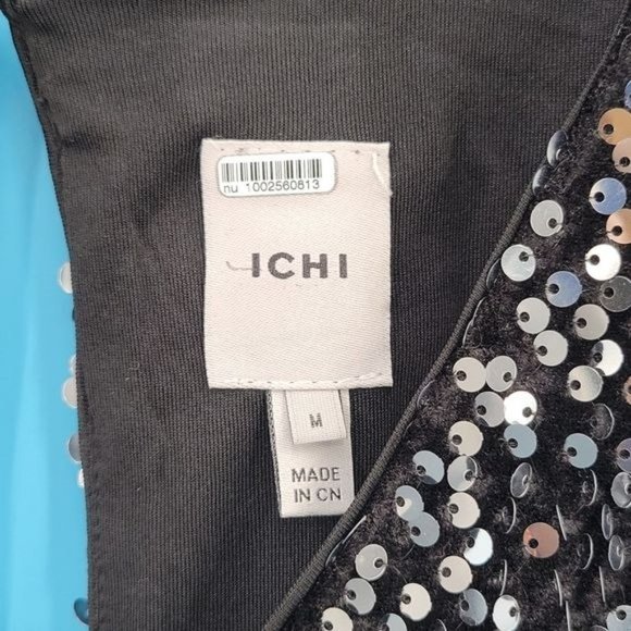 ICHI-Anthropologie Sequins Mini Dress Size M - Picture 5 of 10